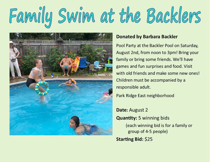 Backler Pool Party