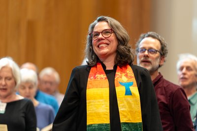 Rev. Susan Frederick-Gray at her installation service