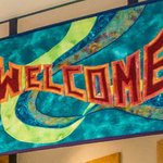 UUCB entrance welcome sign