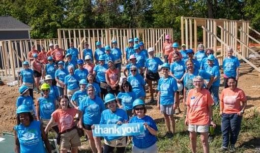 Women Build 2024 team photo