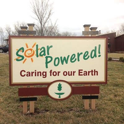 uucb solar powered sign